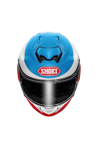 Shoei Gt-Aır 3 Kask Lılt Tc-10 Kapalı Motosiklet Kaskı Beyaz - Kırmızı - Mavi