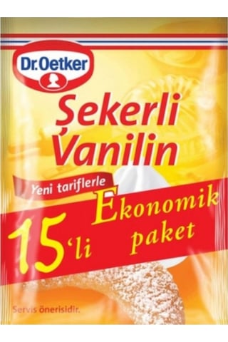 Dr Oetker Şekerli Vanilin 15-li 2'li