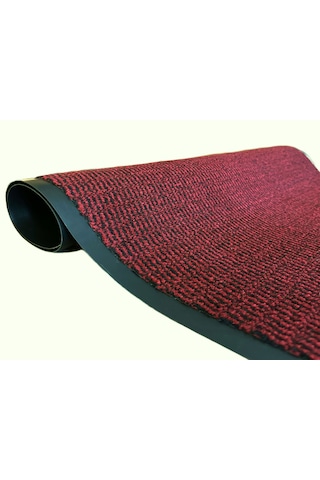 Bordo Kapı Önü Paspas Nem Alıcı Paspas 60 X 90 Cm Bordo