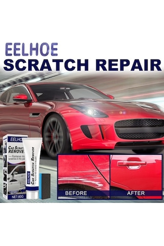 Besthome1 Eelhoe 80g Otomobil Çizik Tamir Kiti - Cila Ve Parlatıcı Wax Seti Kutulu