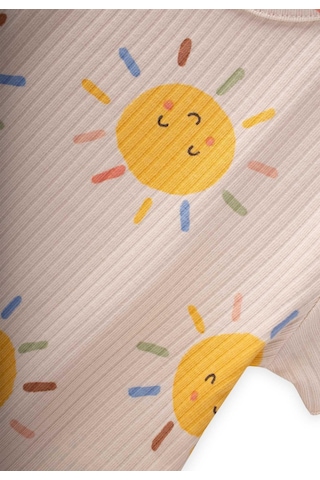 Cigit Desenli Şortlu Takım 1-7 Yaş A. Bej Bej