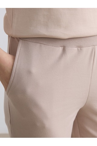 Lc Waikiki Lc Waıkıkı Bej Beli Lastikli Kadın Jogger Eşofman Altı