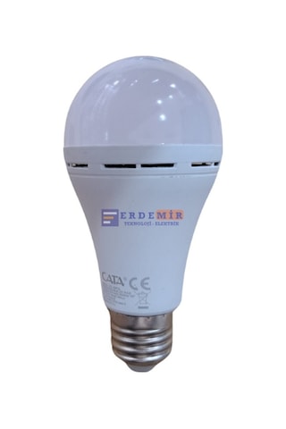 Cata Ct-4229b 9w Şarjlı Led Ampul - Beyaz