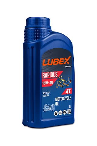 Lubex Rapidus 15W-40 1 L 4 Zamanlı Motosiklet Yağı