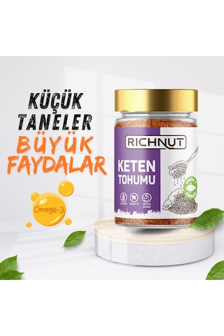 Keten Tohumu Tane Glütensiz