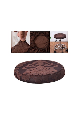 Suntek Tabure Örtüsü Yuvarlak Bar Cafe Taburesi Koltuk