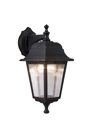 Zerpa Kare Ters Duvar Bahçe Aydınlatma Arm. - Siyah - Ip54 -z6873 Siyah