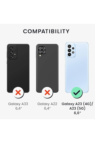 Teknomoda Samsung Uyumlu Galaxy A23 360 Kilif Seffaf Ön Arka Korumali Silikon 566010312