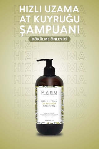 Maru Hızlı Uzamaya Yardımcı At Kuyruğu Şampuan 250 Ml