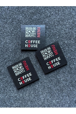 10 Adet Ahşap Qr Menü Otel, Bar, Cafe, Restaurant Barkod Masaüstü Qr Kod