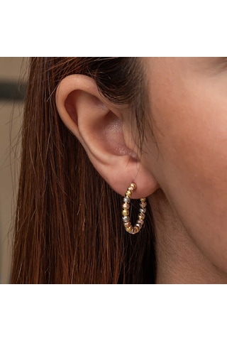 Kenpazar Gümüş Dorika Kadın Küpe Gümüş