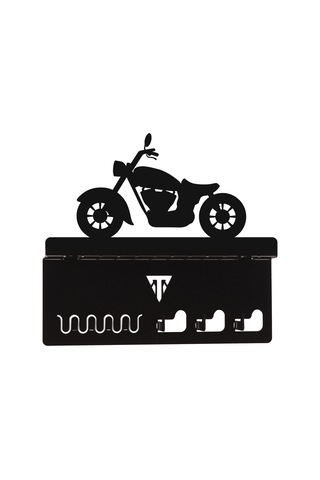 Torque-MX Metal Dekoratif Anahtar Askısı EA9 Siyah