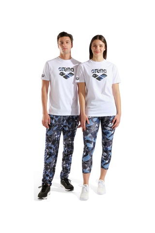Arena Big Logo Unisex Beyaz Günlük Stil T-shirt 010195100 Beyaz