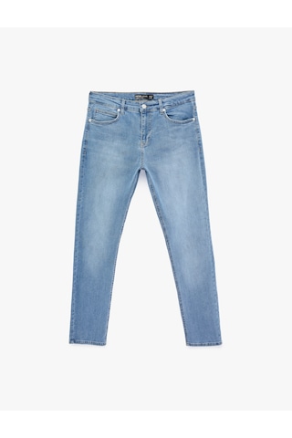 Koton Normal Bel Slim Fit Jean Pantolon - Brad Jean Açık İndigo 6sam40259nd Açık İndigo