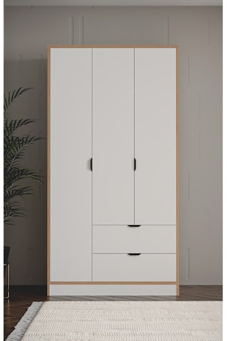 Arden 3 Kapaklı 2 Çekmeceli Dolap