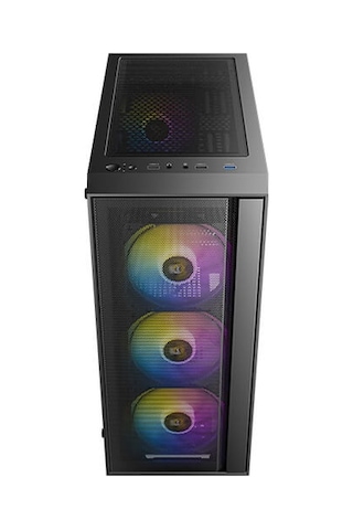 Antec Ax65 Argb 4x120mm Fan Atx Siyah Mid Tower Gaming Oyuncu Akak0ant0016