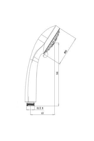 Lemark Lm0223c Duşakabini Duş Başlığı, 3 Fonksiyonlu 207448610 Krom