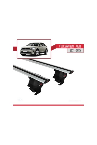 Volkswagen Taigo 2021 Ve Sonrası İle Uyumlu Ace-4 Ara Atkı Tavan Barı Gri