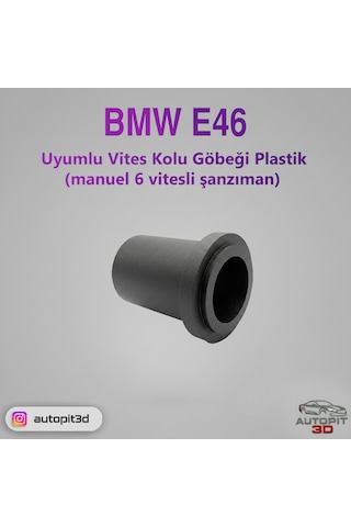 Bmw E46 Uyumlu Vites Kolu Göbeği Plastik Manuel 6 Vites Siyah