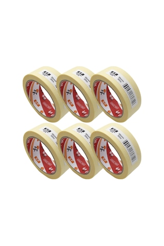 Vege Krepe Maskeleme Bantı 36x30 M Bej Gp 6 Adet