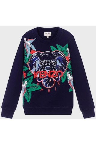 Kenzo Çocuk Sweat K25704/868 Electrıc Blue Lacivert Çok Renkli
