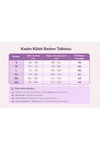 Velmore Kadın 3 Lü Pamuklu Normal Bel Slip Külot Pembe