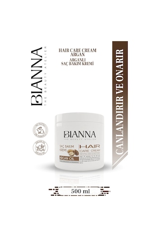 Binna Argan Yağlı Canlandırıcı Ve Onarıcı Saç Bakım Kremi 500 ML