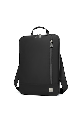 Hüvendo Smart 180 Derece Açılabilir Koruma Bölmeli 15,6 İnç Laptop El Ve Omuz Çantası Siyah Siyah