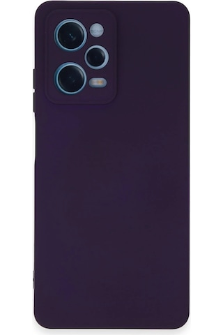 Newface Xiaomi Redmi Note 12 Pro 5g Kılıf Nano İçi Kadife Silikon Semeglbl - 39 - Mor