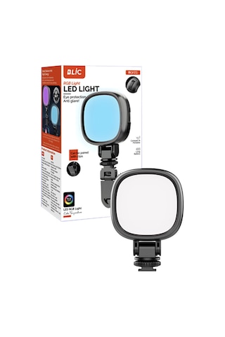 Şarjlı Rgb Led Selfie Video Kamera Işığı Tripod Uyumlu Ve Mandall