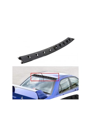 Mitsubishi Lancer 2004 - 2008 Uyumlu Votex Cam Üstü Plastik