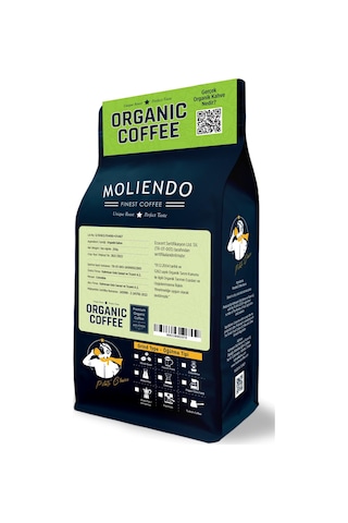 Moliendo Organic Colombia Excelso Yöresel Kahve Çekirdek 250 G