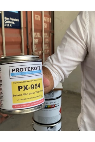 Süper Parlak Altın Yaldız Kararmaz Koruma Altın Varak Boya 200Gr