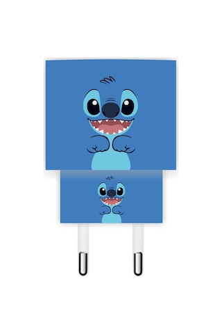Iphone 20w Şarj Aleti Kaplaması Stitch Şarj Aleti Sticker