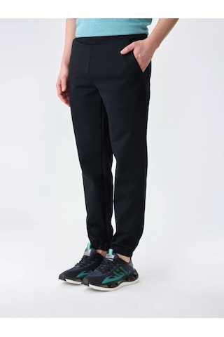 Isaora Gıza Cotton Jogger Erkek Black Sweat Pant Isr5402-0 Siyah