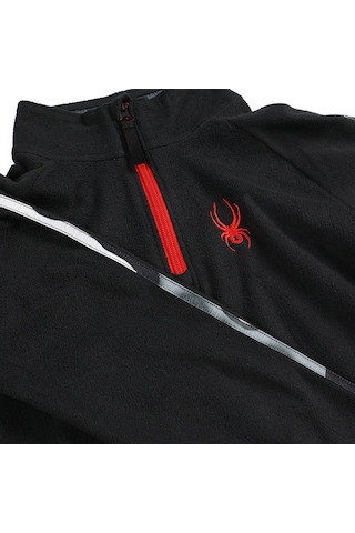 Spyder Spyder Youth Speed 12 Zip Erkek Çocuk Siyah Fleece 10011