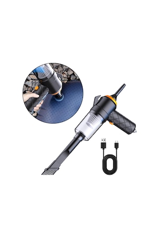 Suntek Elde Taşıma Kompakt Çok Yönlü Hava Tozu Ev Otomotiv Halı Siyah