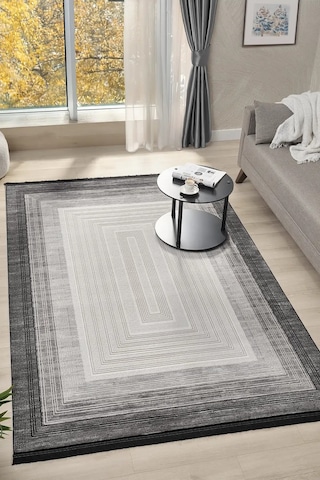 Seyran Halı Zen 7004 Gri Akrilik Makine Halısı
