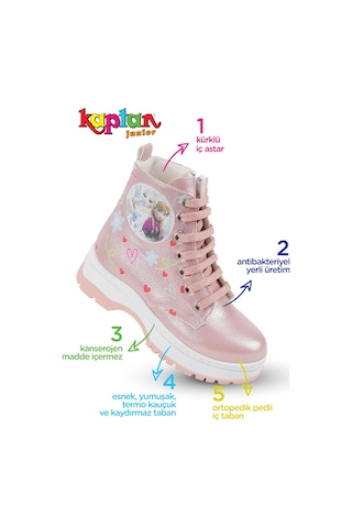 Kaptan Junior Kız Çocuk Botu Ortopedik Içi Kürklü (525089690)