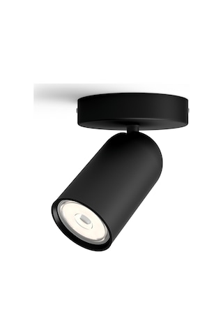 Philips myLiving Pongee Tavan/Duvar Siyah Spot Lamba GU10 Duy (Ampul birlikte verilmez)