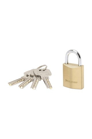 Master Lock 2930eurd Ekstra Kalın Prinç Anahtar Asma Kilit, Altın