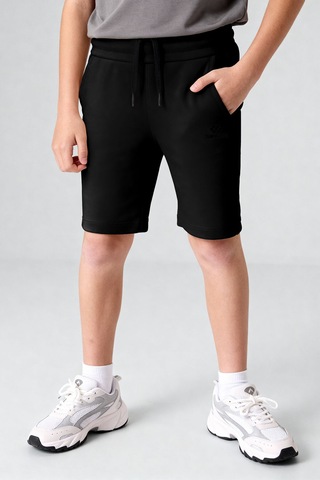 Tommylife Siyah Standart Fit Basic Performans Erkek Çocuk Şort - 11303 Siyah
