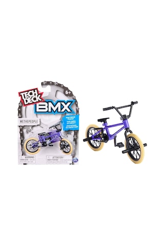 Tech Deck Bmx Bisikleti Wethepeople Mor Gerçek Metal Çerçeve Parmak Bisiklet Oyuncak Model 12