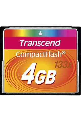 Transcend Standard 133x CompactFlash 4 GB CF Hafıza Kartı
