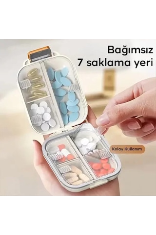 Home Çok Izgaralı İlaç Kutusu Çok Renkli
