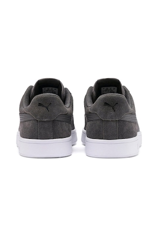 Puma Smash v2 Erkek Günlük Spor Ayakkabı 364989-32 Gri-Beyaz Gri - Beyaz