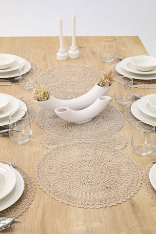 Bilgiçler Amerikan Servis Supla Ve Runner Seti 6 Kişilik 7691375014694