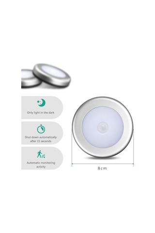 6ışık Yayan Diyot İnsan Vücudu Indüksiyon Lambası Dolap Koridor Tuvalet Akıllı Ev Işığı Diğer