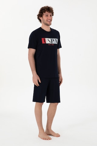 U.S. Polo Assn. Erkek Bisiklet Yaka Lacivert Pijama Takımı 50309821-VR033