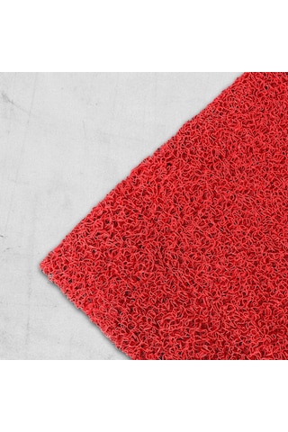 Berika Pls Sk006467 Kırmızı Kıvırcık Paspas 100 Cm 14 Mm 1 Metre Kırmızı